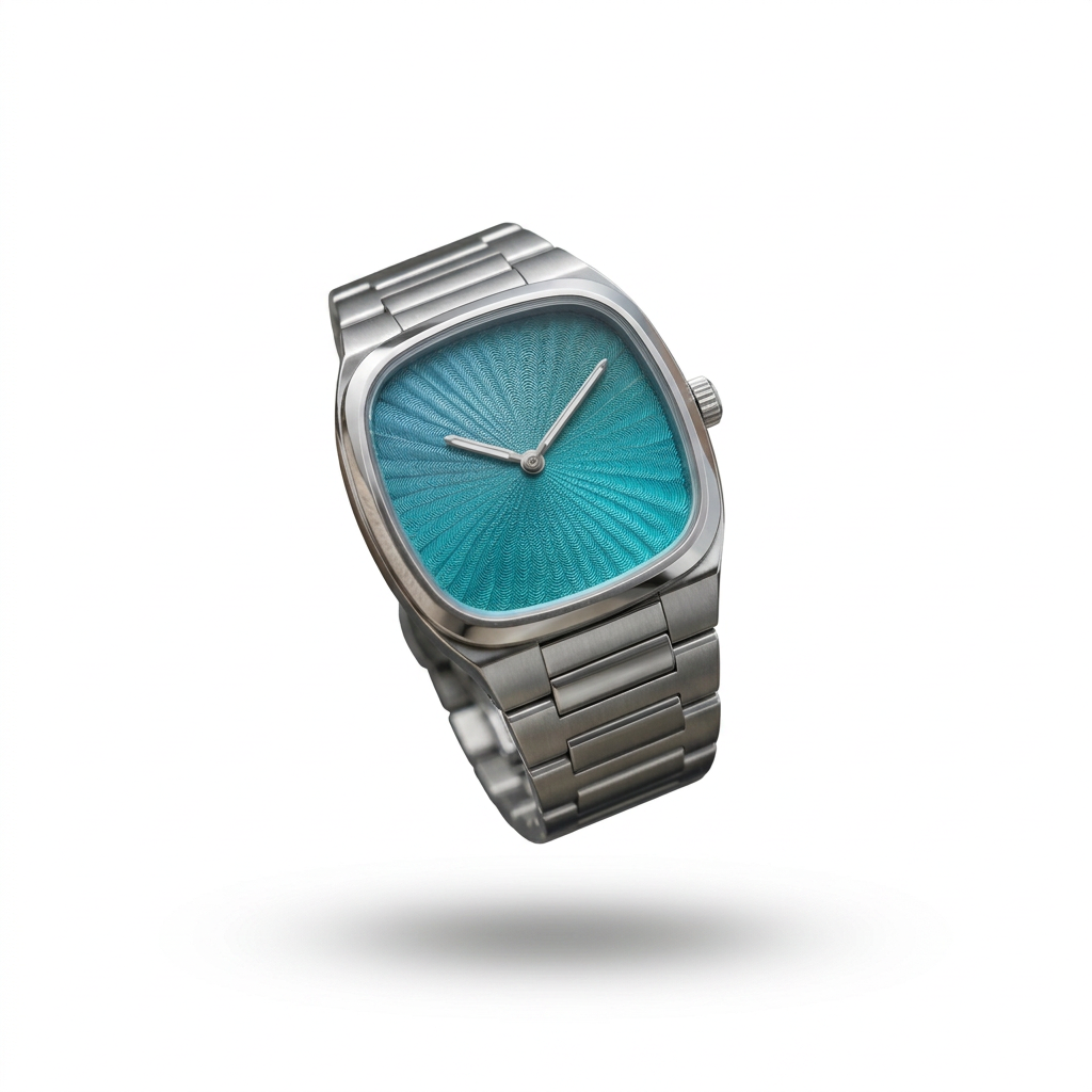 Carré Turquoise — Acier